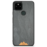 Wirelessly charging mountain stone case