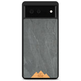 iPhone 1e Pro Max Black frame phone case Mountain Stone