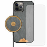 Mountain Stone BUNDLE Phone Case  + Screen Protector + Stone Wireless Charger