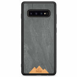 Huawei P40 Pro Black Frame Phone Case Mountain Stone