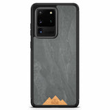 Samsung S7 Black Frame Phone Case Mountain Stone