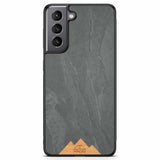 Samsung S8 Black Frame Phone Case Mountain Stone