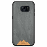 Huawei P30 Black Frame Phone Case Mountain Stone