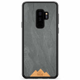 Huawei P40 Lite Black Frame Phone Case Mountain Stone