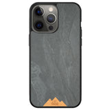 iPhone 12 Pro black frame phone case  Mountain Stone