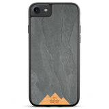 iPhone 11 Pro White frame phone case  Mountain Stone